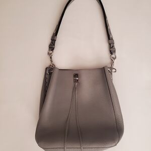 Rebecca Minkoff Darren Leather Hobo Shoulder Crossbody Bag and Wallet